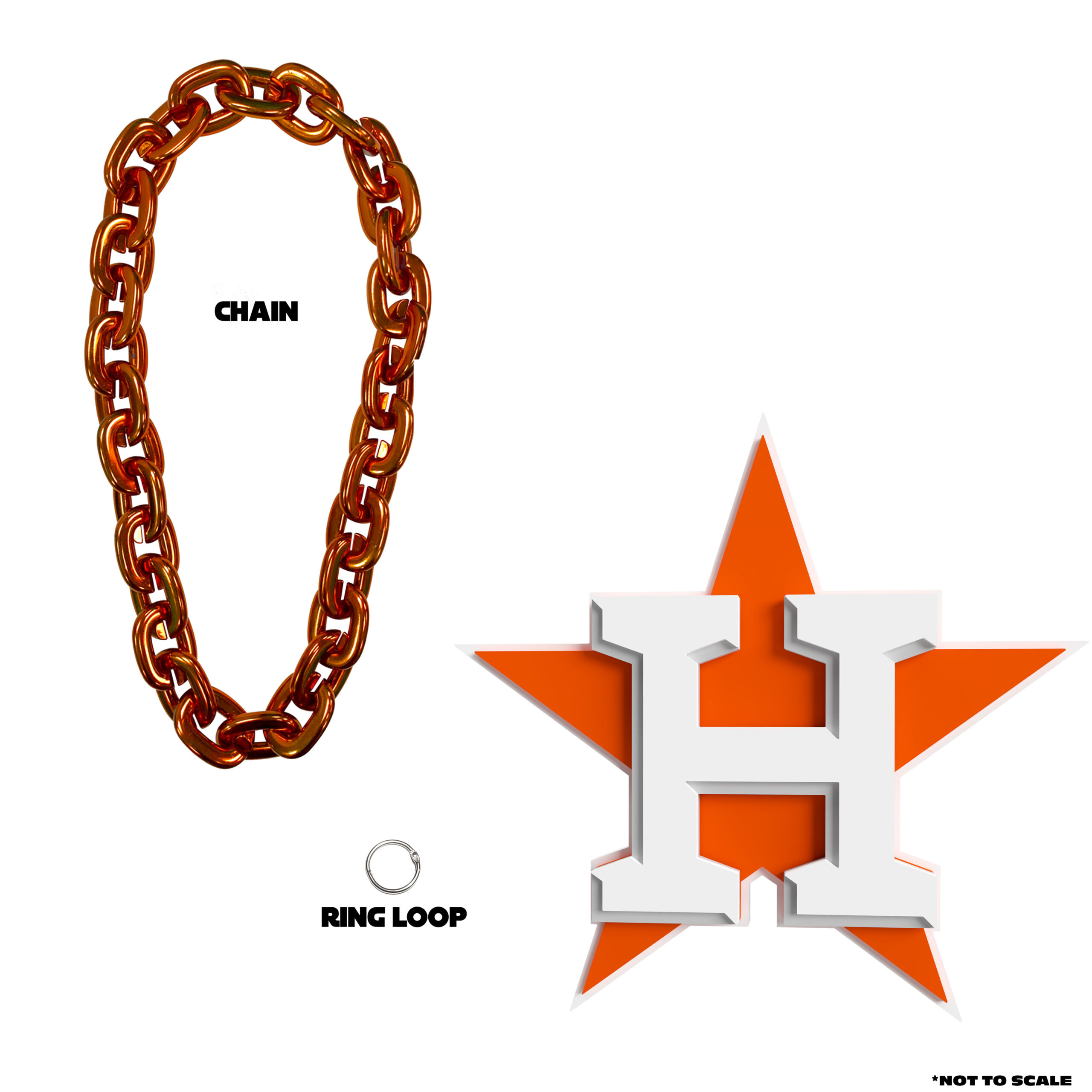 HOUSTON ASTROS FAN COLLECTION-Fan Collection-Double Sided Eternity